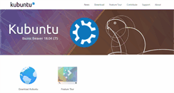 Desktop Screenshot of kubuntu.org